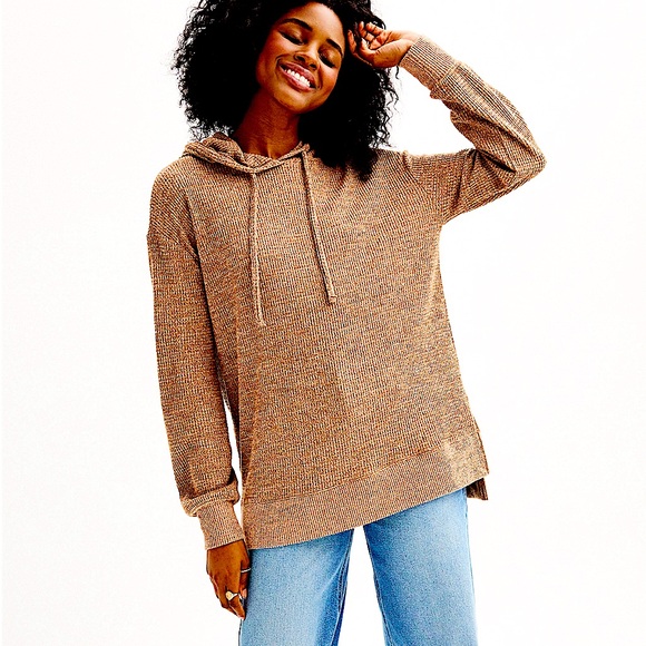 Juniors SO Cozy Tunic Hoodie- Mocha Froth - Picture 1 of 8